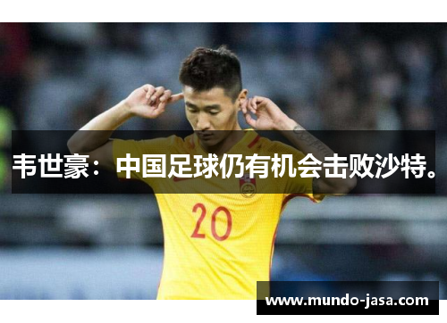 韦世豪：中国足球仍有机会击败沙特。